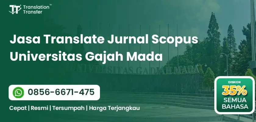 Jasa Translate Jurnal Scopus Universitas Gajah Mada