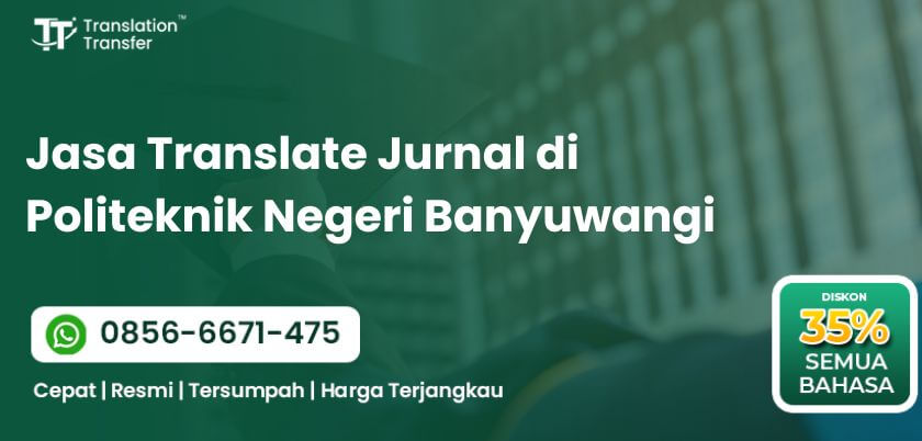 Jasa Translate Jurnal di Politeknik Negeri Banyuwangi