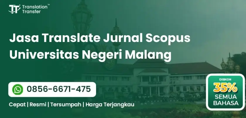 Jasa Translate Jurnal Scopus Universitas Negeri Malang