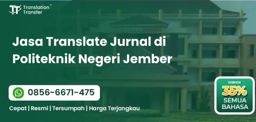 Jasa Translate Jurnal di Politeknik Negeri Jember