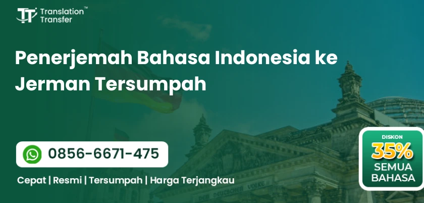 Penerjemah Bahasa Indonesia ke Jerman Tersumpah