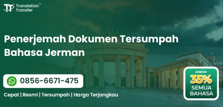 Penerjemah Dokumen Tersumpah Bahasa Jerman