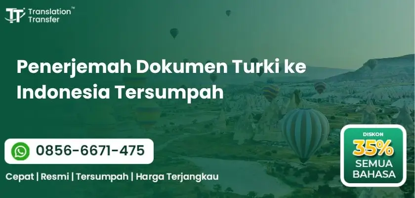 Penerjemah Dokumen Turki ke Indonesia Tersumpah