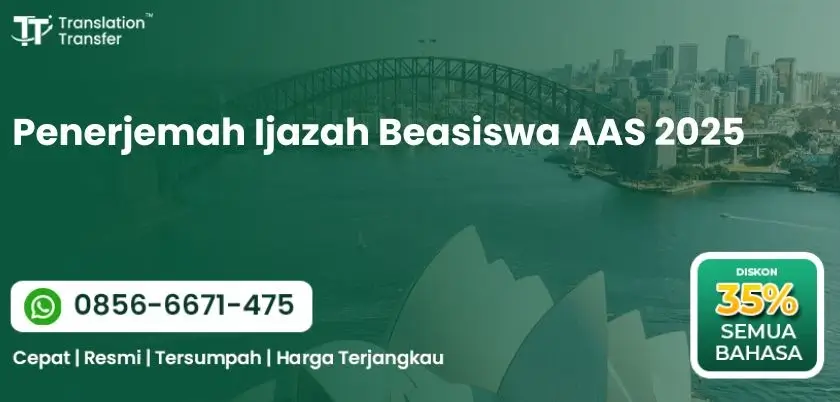 Penerjemah Ijazah Beasiswa AAS 2025