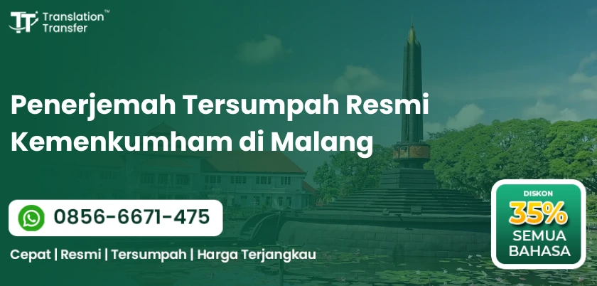 Penerjemah Tersumpah Resmi Kemenkumham di Malang