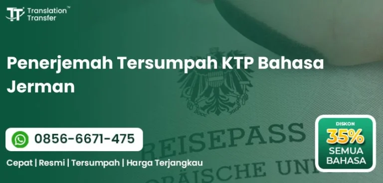 Penerjemah Tersumpah KTP Bahasa Jerman