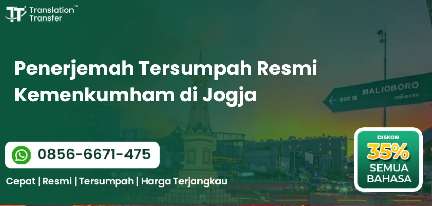 Penerjemah Tersumpah Resmi Kemenkumham di Jogja