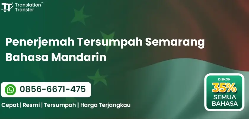 Penerjemah Tersumpah Semarang Bahasa Mandarin