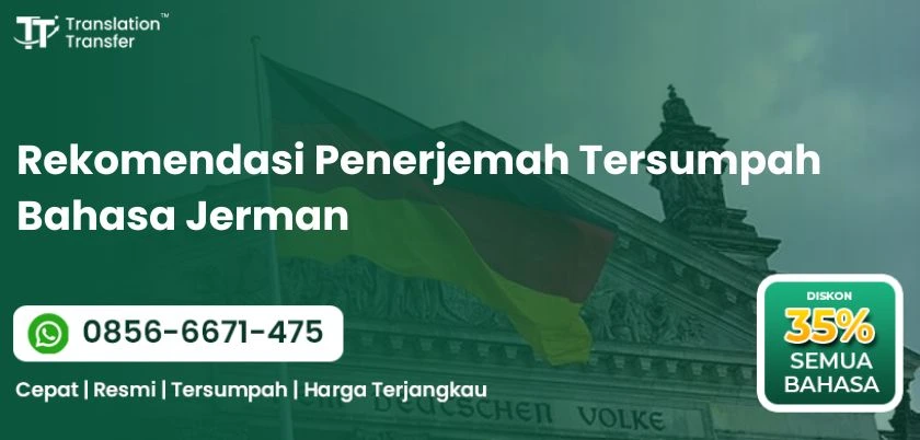 Rekomendasi Penerjemah Tersumpah Bahasa Jerman (1)