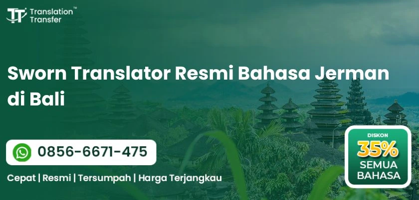 Sworn Translator Resmi Bahasa Jerman di Bali