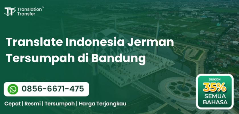 Translate Indonesia Jerman Tersumpah di Bandung