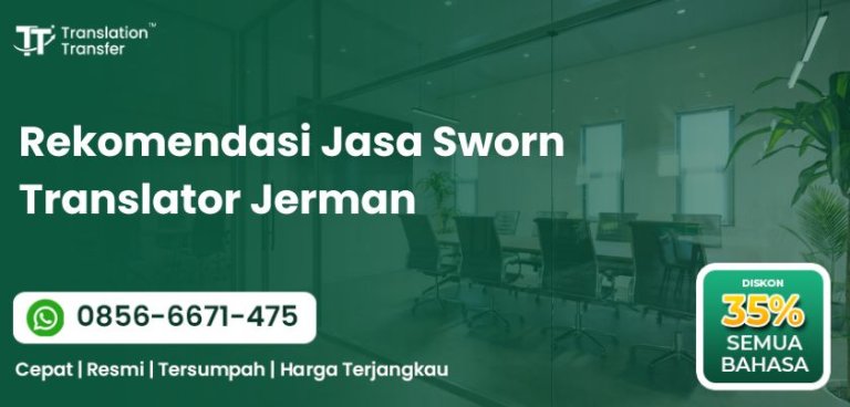 Rekomendasi Jasa Sworn Translator Jerman