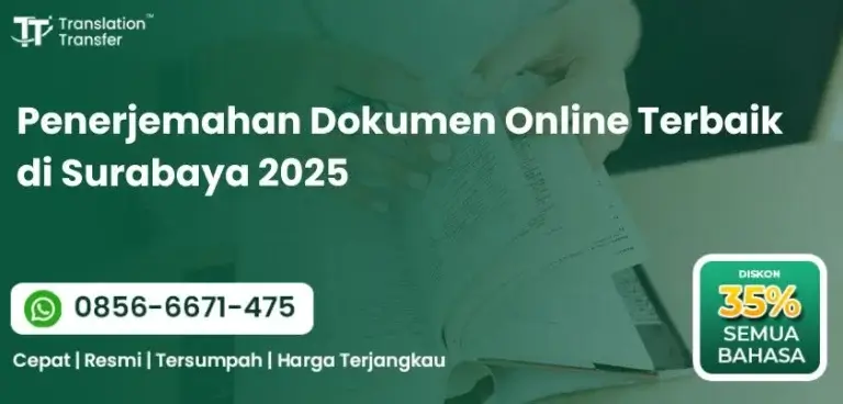 Penerjemahan Dokumen Online Terbaik di Surabaya 2025