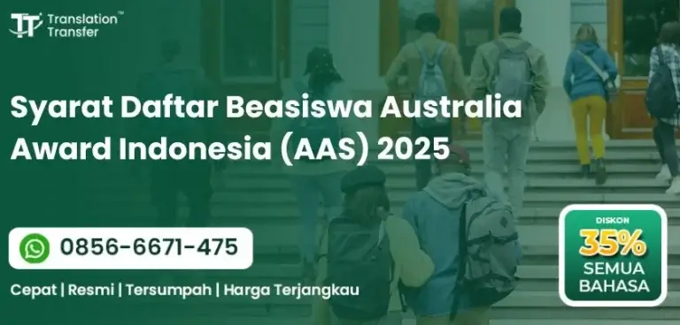 Syarat Daftar Beasiswa Australia Award Indonesia (AAS) 2025