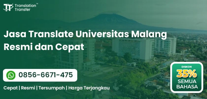 Jasa Translate Universitas Malang Resmi dan Cepat