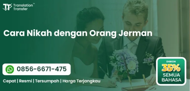 Cara nikah dengan orang jerman