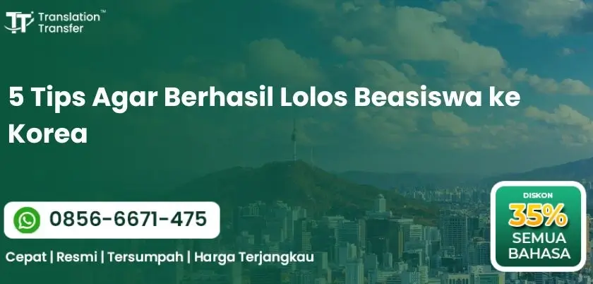 5 Tips Agar Berhasil Lolos Beasiswa ke Korea
