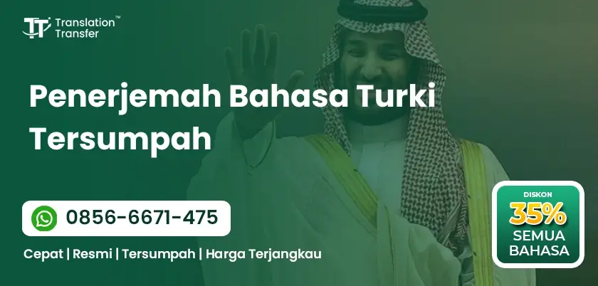 Penerjemah Bahasa Turki Tersumpah