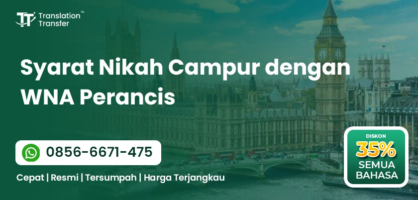Syarat Nikah Campur dengan WNA Perancis