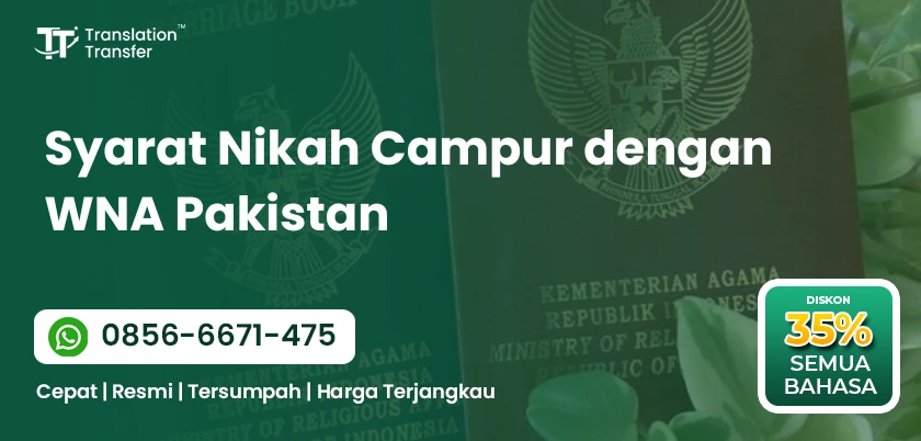 Syarat Nikah Campur dengan WNA Pakistan