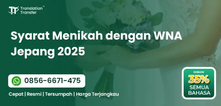 Syarat Menikah dengan WNA Jepang 2025