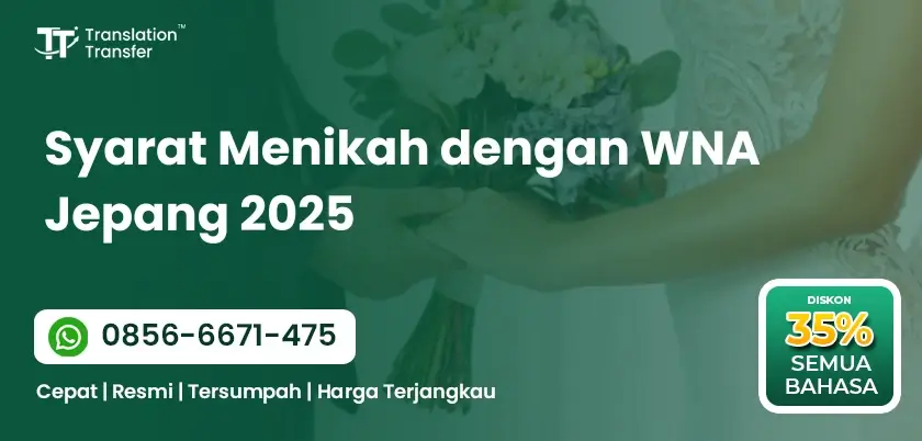 Syarat Menikah dengan WNA Jepang 2025