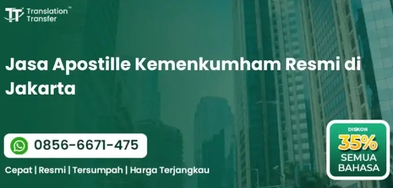 Jasa Apostille Kemenkumham Resmi di Jakarta