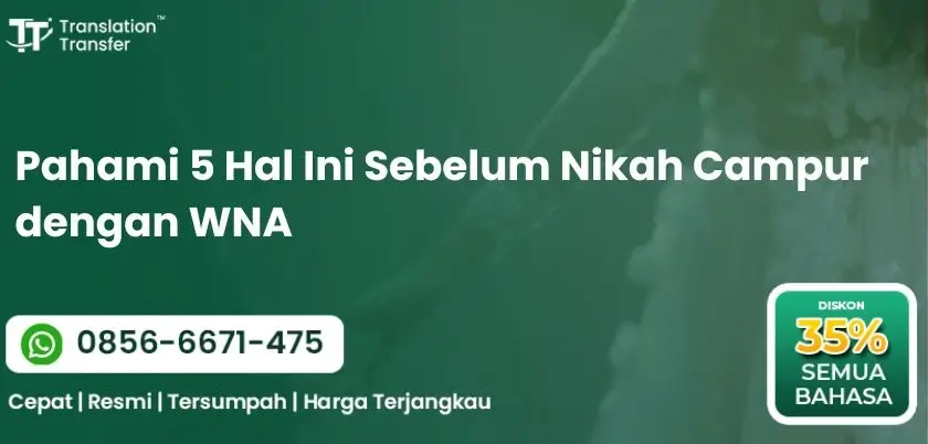 Pahami 5 Hal Ini Sebelum Nikah Campur dengan WNA