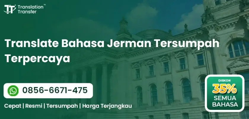 Translate Bahasa Jerman Tersumpah Terpercaya