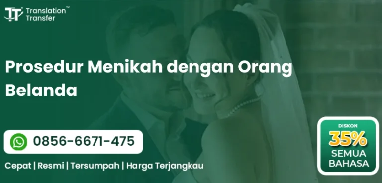 Prosedur Menikah dengan Orang Belanda