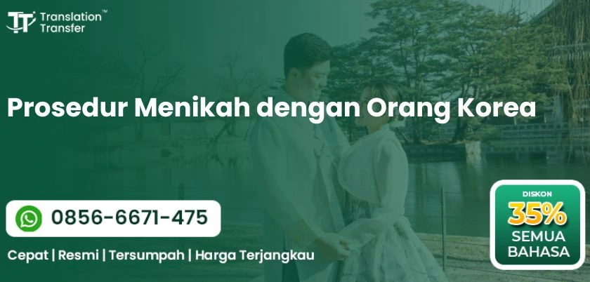Prosedur Menikah dengan Orang Korea