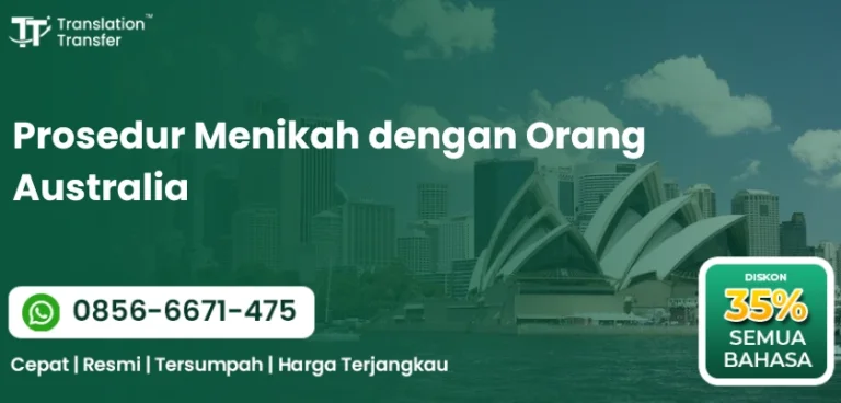 Prosedur Menikah dengan Orang Australia
