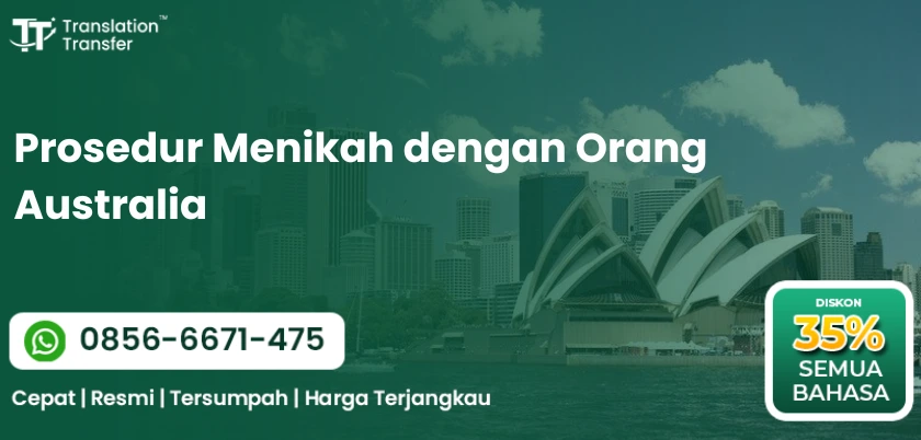 Prosedur Menikah dengan Orang Australia