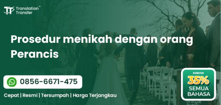 Prosedur Menikah dengan Orang Perancis