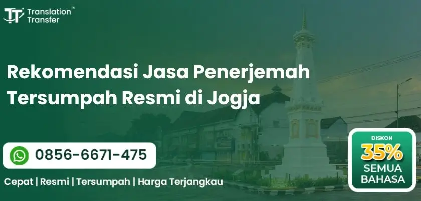 Rekomendasi Jasa Penerjemah Tersumpah Resmi di Jogja