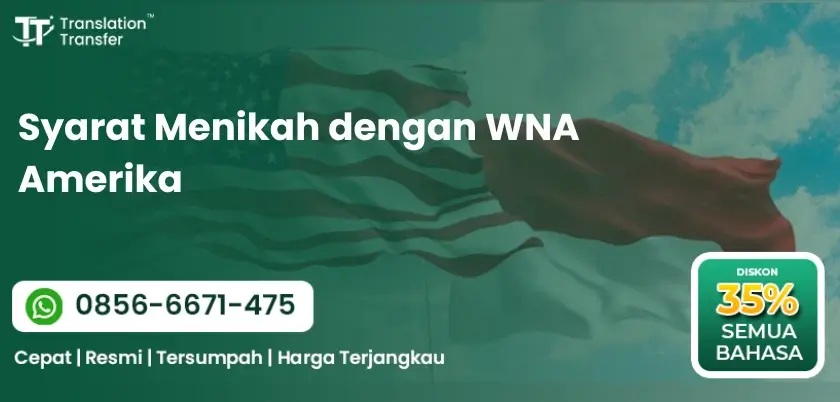 Syarat Menikah dengan WNA Amerika