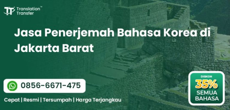 Jasa Penerjemah Bahasa Korea di Jakarta Barat