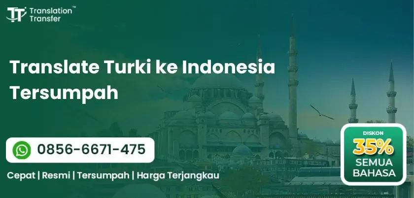 Translate Turki ke Indonesia Tersumpah