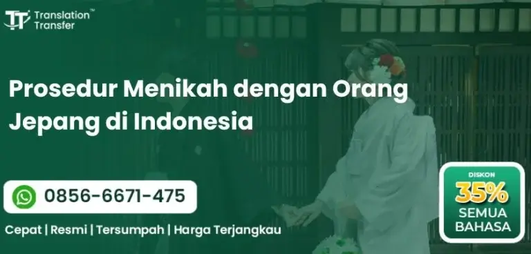Prosedur Menikah dengan Orang Jepang di Indonesia