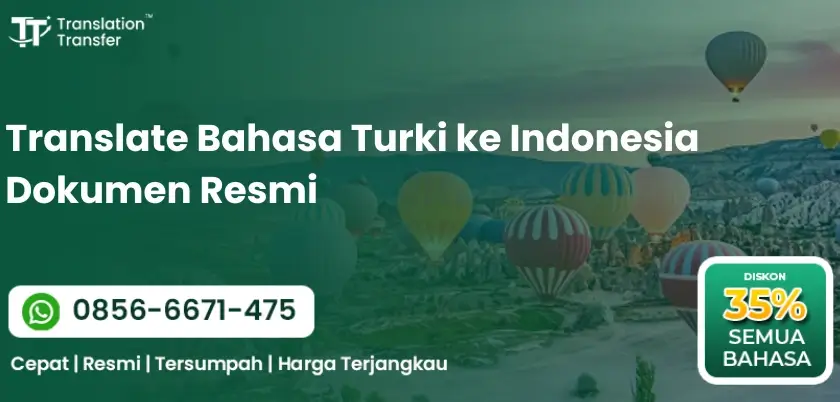 Translate Bahasa Turki ke Indonesia Dokumen Resmi