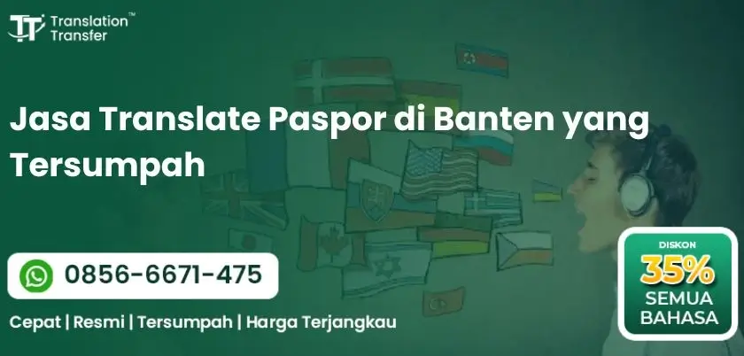 Jasa Translate Paspor di Banten yang Tersumpah