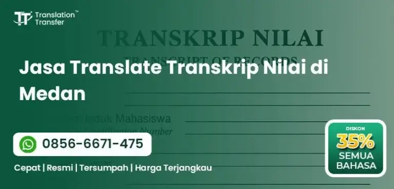 Jasa Translate Transkrip Nilai di Medan