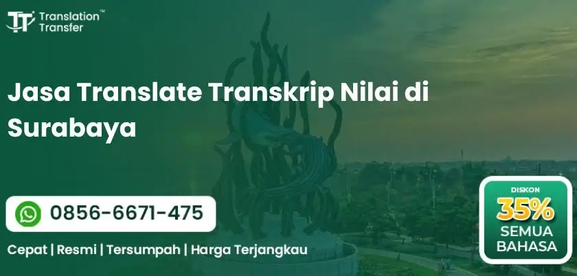 Jasa Translate Transkrip Nilai di Surabaya