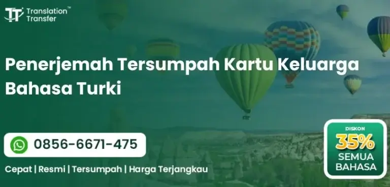 Penerjemah Tersumpah Kartu Keluarga Bahasa Turki