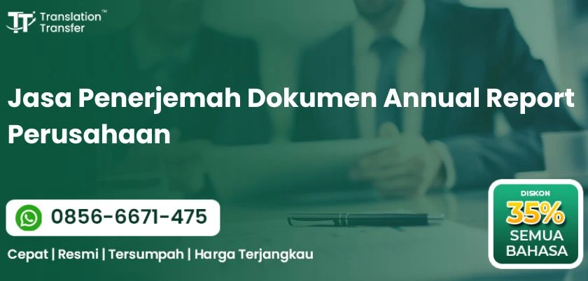Jasa Penerjemah Dokumen Annual Report Perusahaan