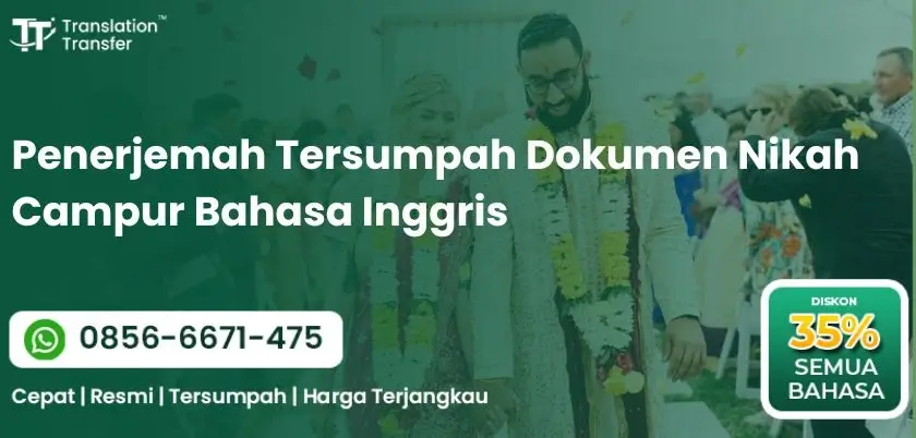 Penerjemah Tersumpah Dokumen Nikah Campur Bahasa Inggris