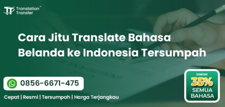 Cara Jitu Translate Bahasa Belanda ke Indonesia