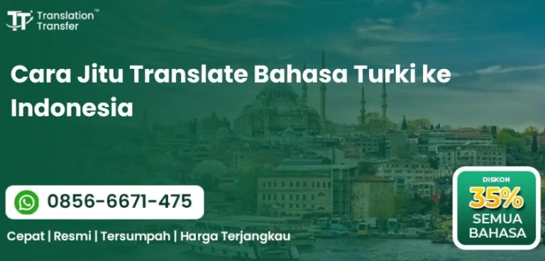 Cara Jitu Translate Bahasa Turki ke Indonesia