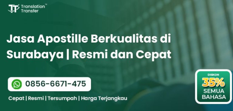 Jasa Apostille Berkualitas di Surabaya
