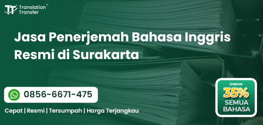 Jasa Penerjemah Bahasa Inggris Resmi di